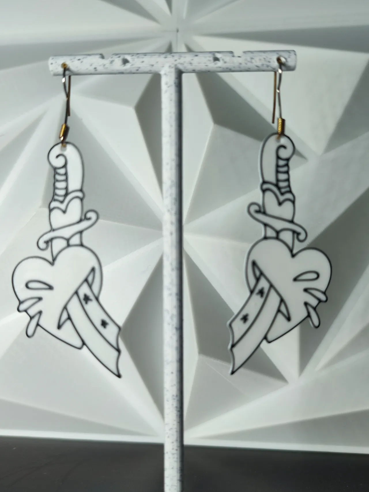 Aretes Daga al Corazón view 3