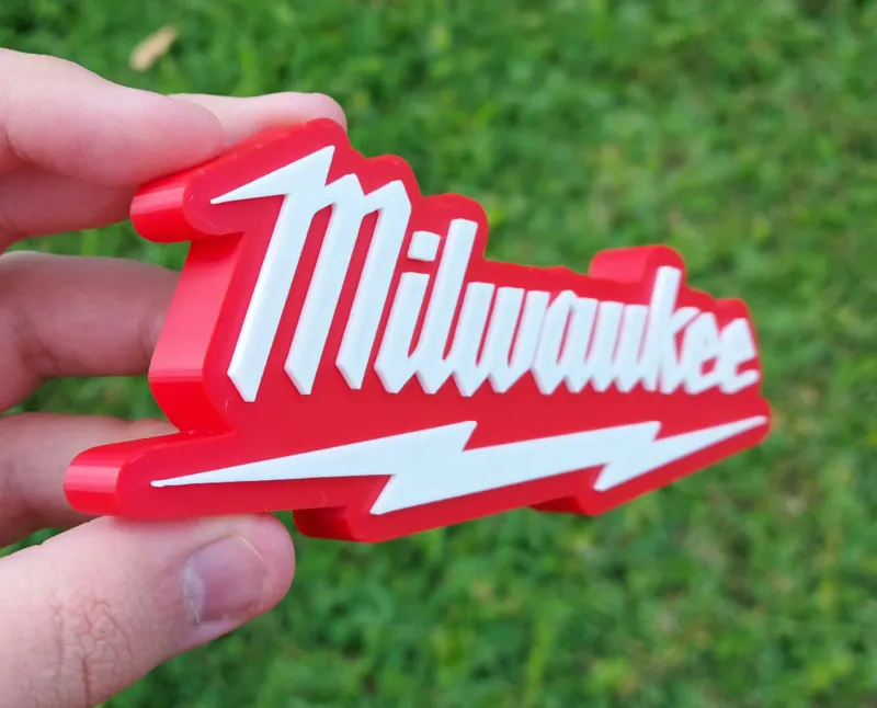 Milwaukee Logo Shelf Display/Magnet