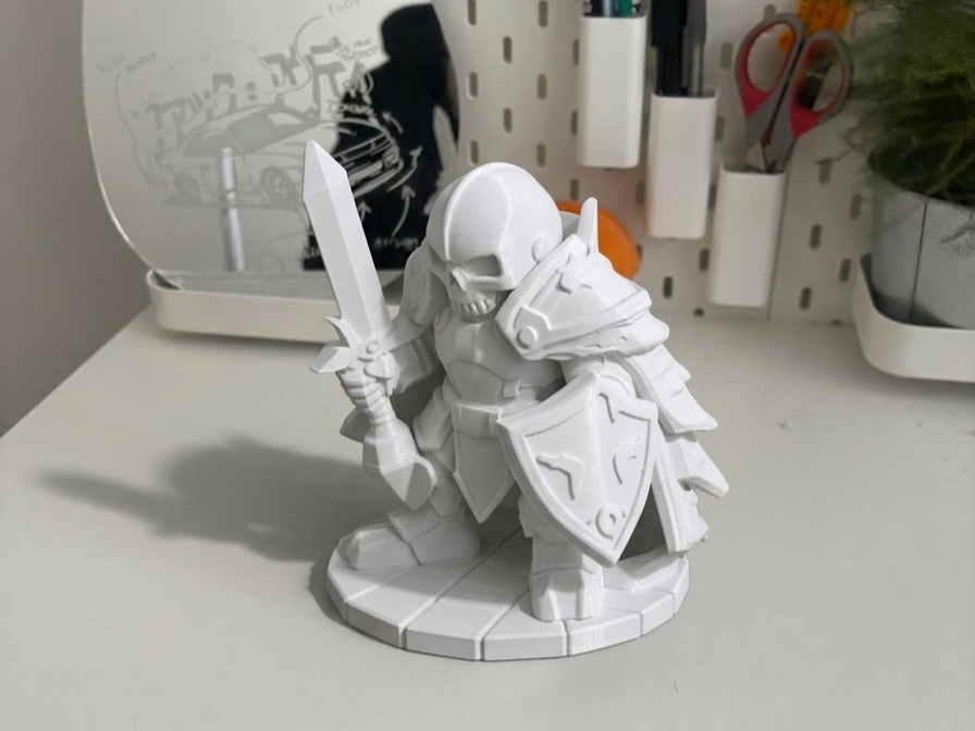 Chibi Undead Warrior | Dark Fantasy Knight
