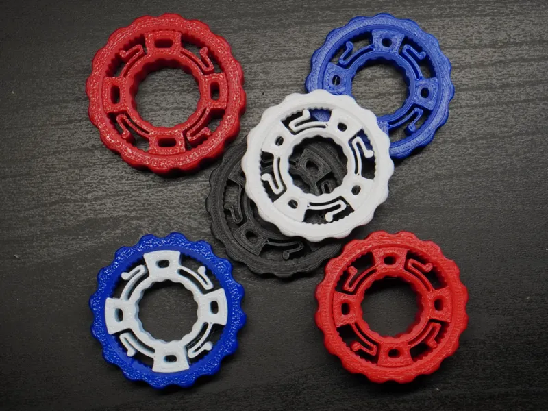 Customizable Clicky Fidget Ring