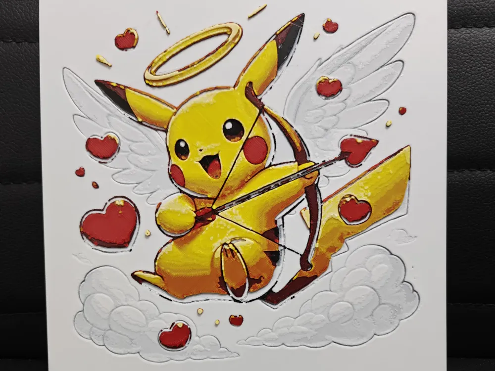 Pikachu Cupid Multi-Coloured