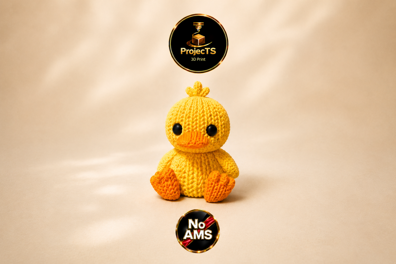 Miniatura 3 do modelo 3D Gestrickte Ente