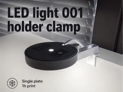 LED light 001 holder clamp