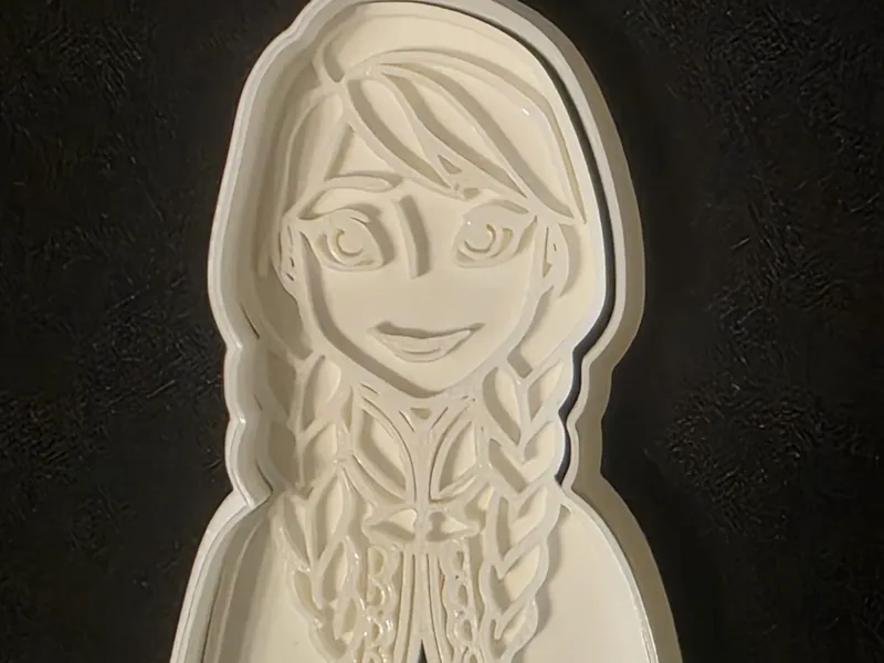 Cortante bolachas Anna do filme Frozen