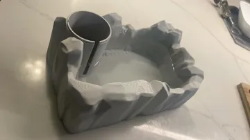 Modelo para impresión 3D: misty rock terrarium holds water — vista de referencia 5