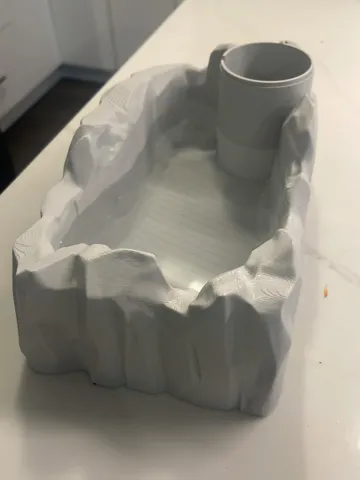Modelo para impresión 3D: misty rock terrarium holds water — vista de referencia 2
