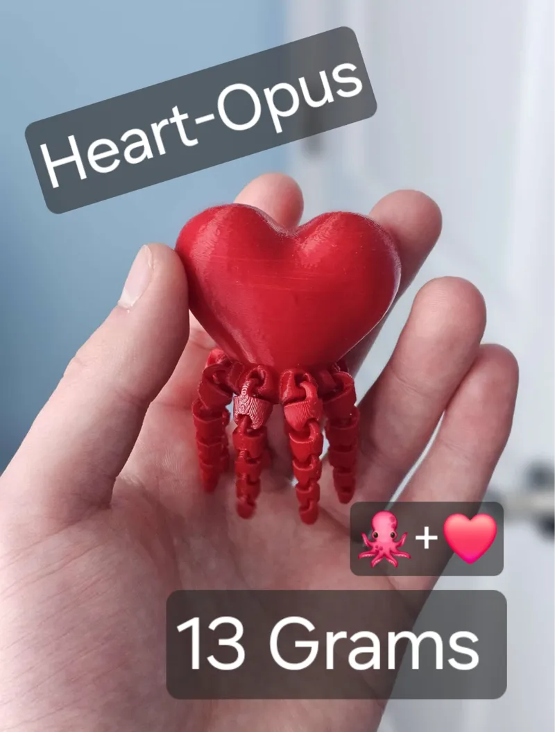 articulating HeartOpus ( heart octopus )