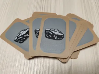 Settlers of Catan - Ore/rock card