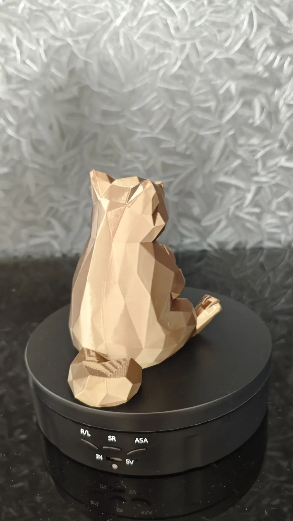 Cute Low-Poly Raccoon Holding a Sphere - Free 3D Print Model - MakerWorld