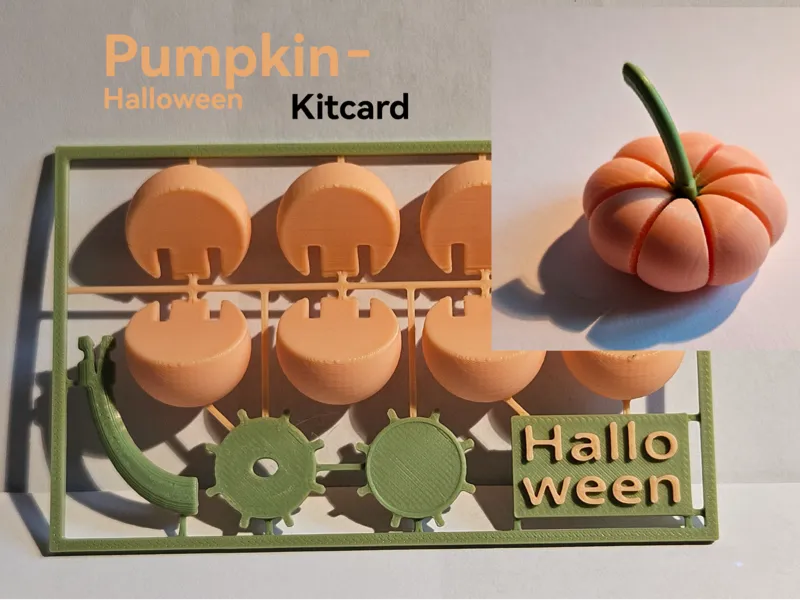 plant kitcard (3D) pumpkin
