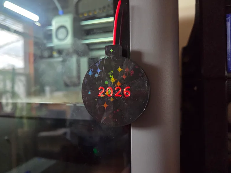 P2S door handle New Year firework