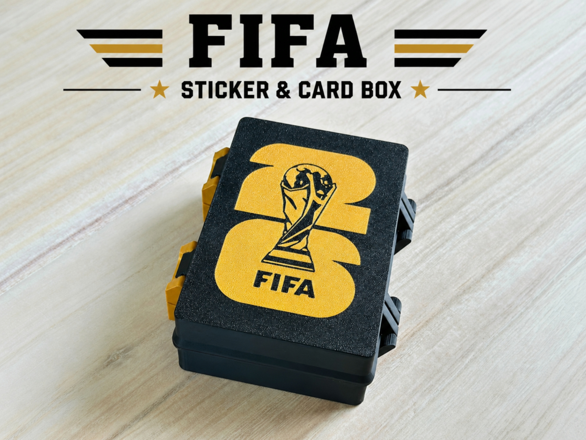 World Cup 2026 Sticker & Card Box – Latch Case