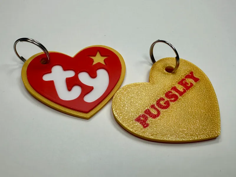 TY Tag with Customizable Name
