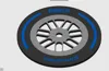 Only Coaster Wet (blue) 87mm