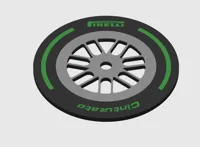 Only Coaster Intermediate (green) 87mm
