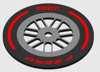Only Coaster Soft (red) 87mm