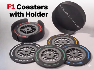 F1 Coaster with holder