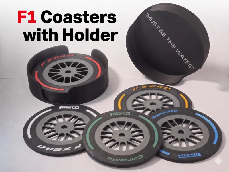 F1 Coaster with holder