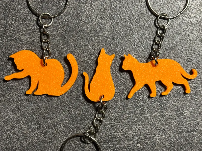 Simple Cat keychains