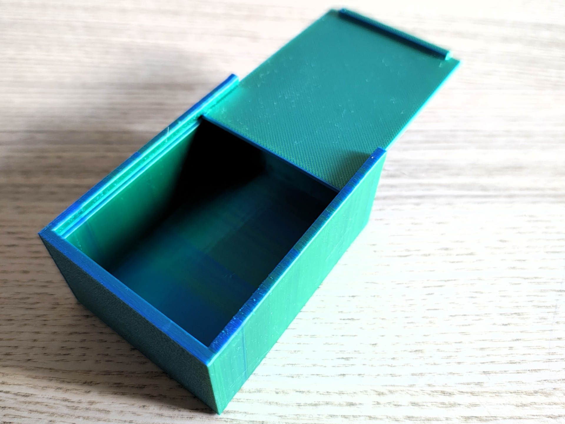Minimal sliding storage box – Compact organizer