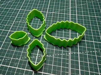 Rose Cutters for Polymer Clay