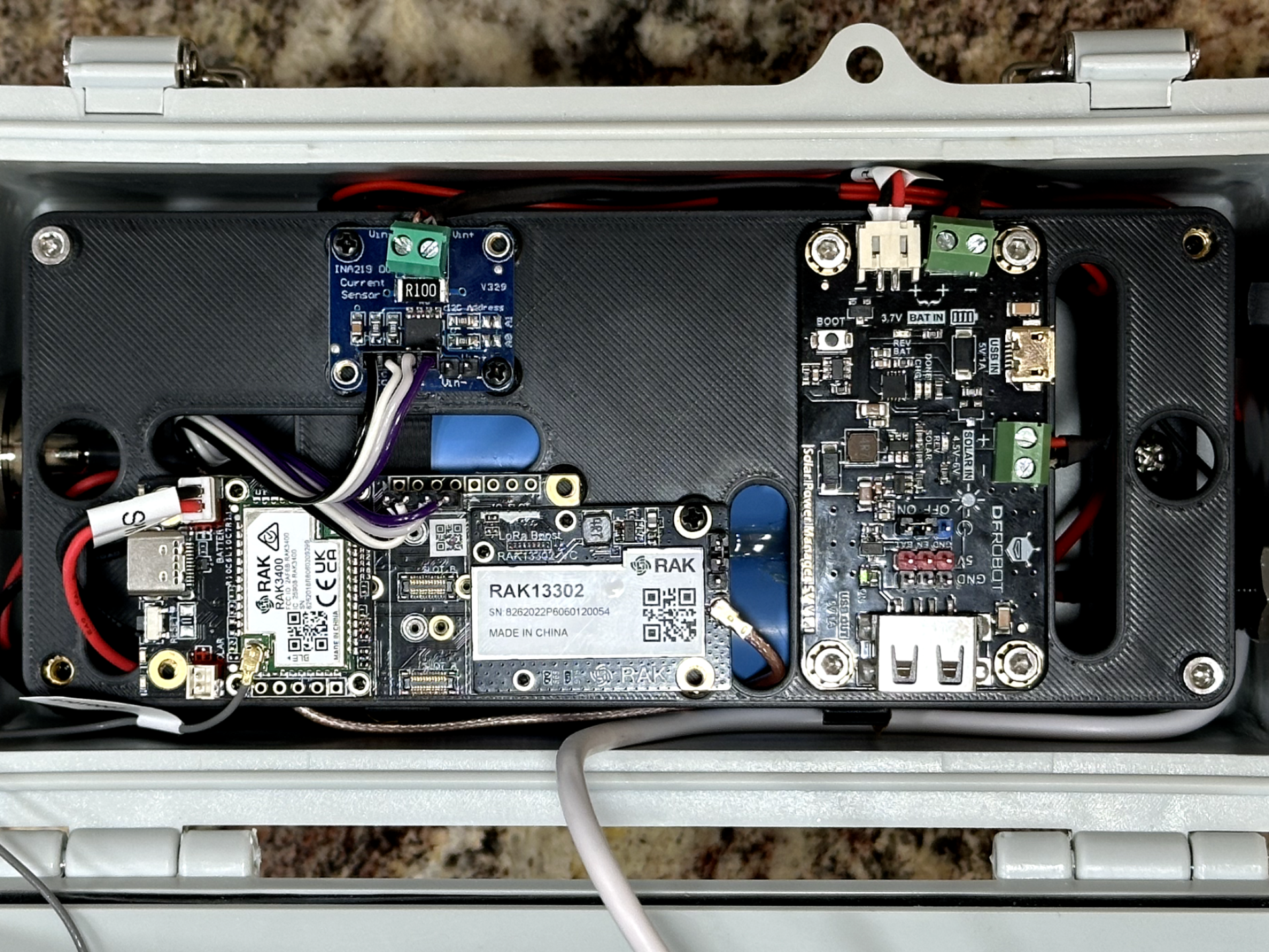 1W Wismesh Wisblock Meshtastic Solar Node Insert