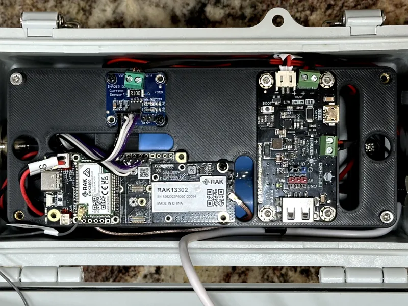 1W Wismesh Wisblock Meshtastic Solar Node Insert