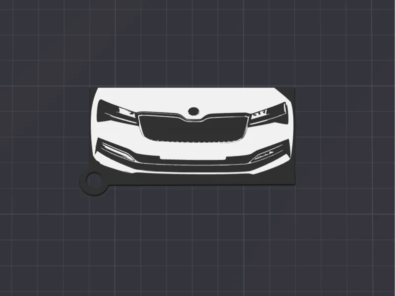 Schluesselanhänger Skoda Superb Keychain