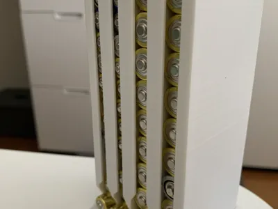 Vertical Battery Holder/Dispenser AA & AAA