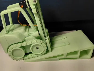 CyberBrick Movable Forklift Ramp