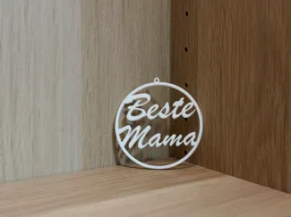 Beste Mama Anhänger–Liebevolle Deko zum Muttertag!
