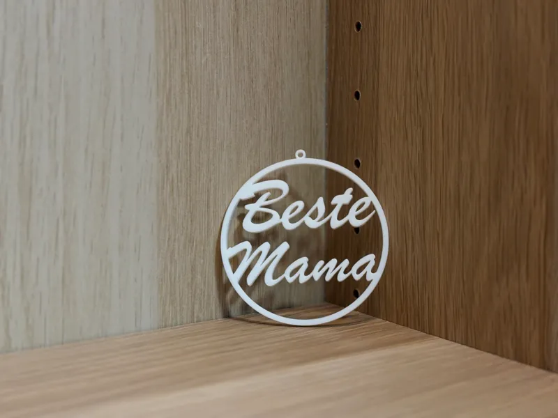 Beste Mama Anhänger–Liebevolle Deko zum Muttertag!