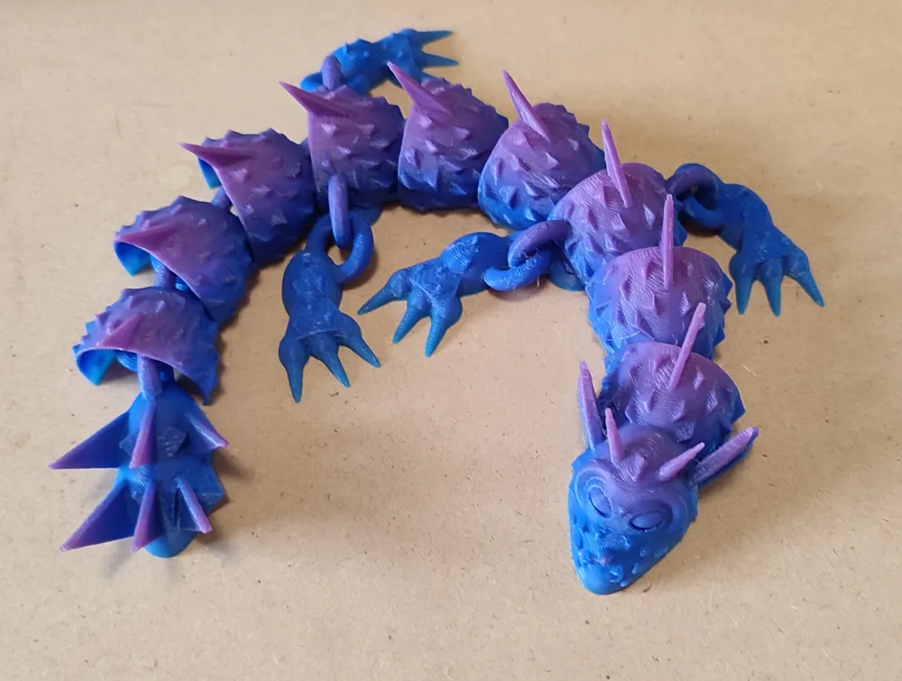 Articulated dragon - Free 3D Print Model - MakerWorld