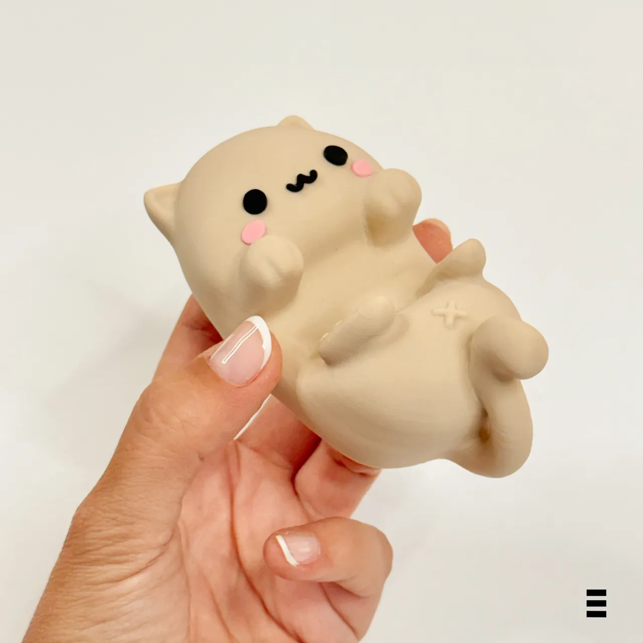 Kawaii-Style Cat Phone Stand view 3