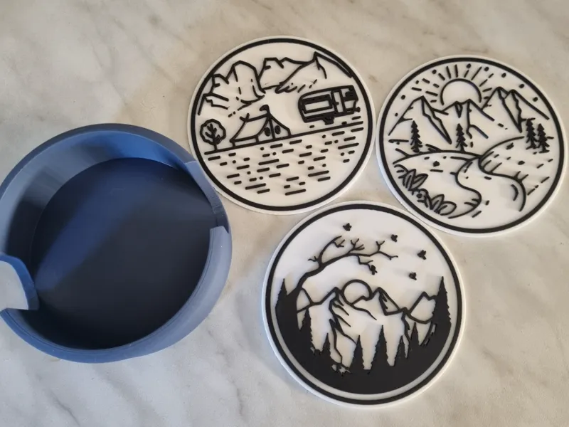 Mountain Coasters plus holder
