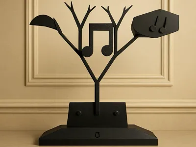 Music wall mount  organizer