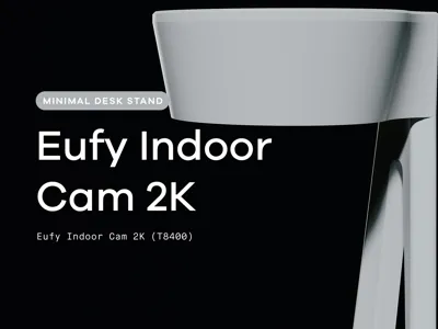 Eufy Indoor Cam 2K – Minimal Desk Stand