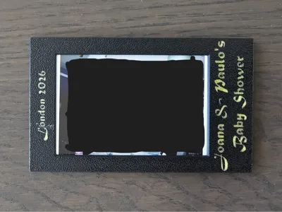 Fridge Magnet Photo Frame Customisable
