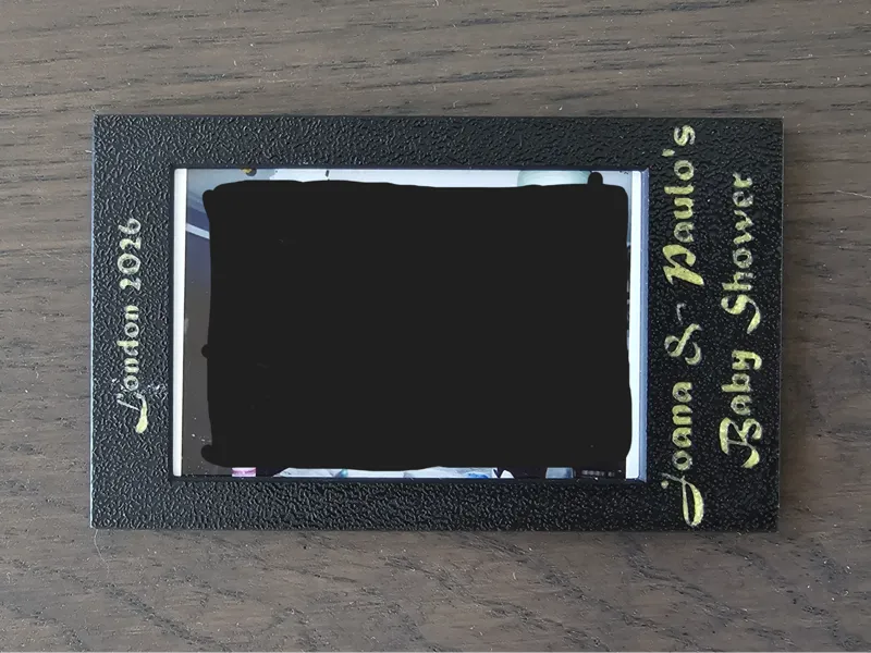 Fridge Magnet Photo Frame Customisable