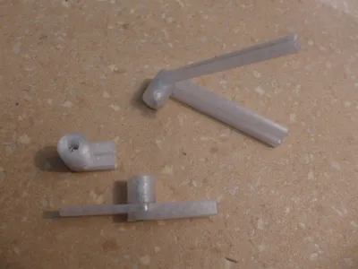 Protractor for hard-to-reach angles
