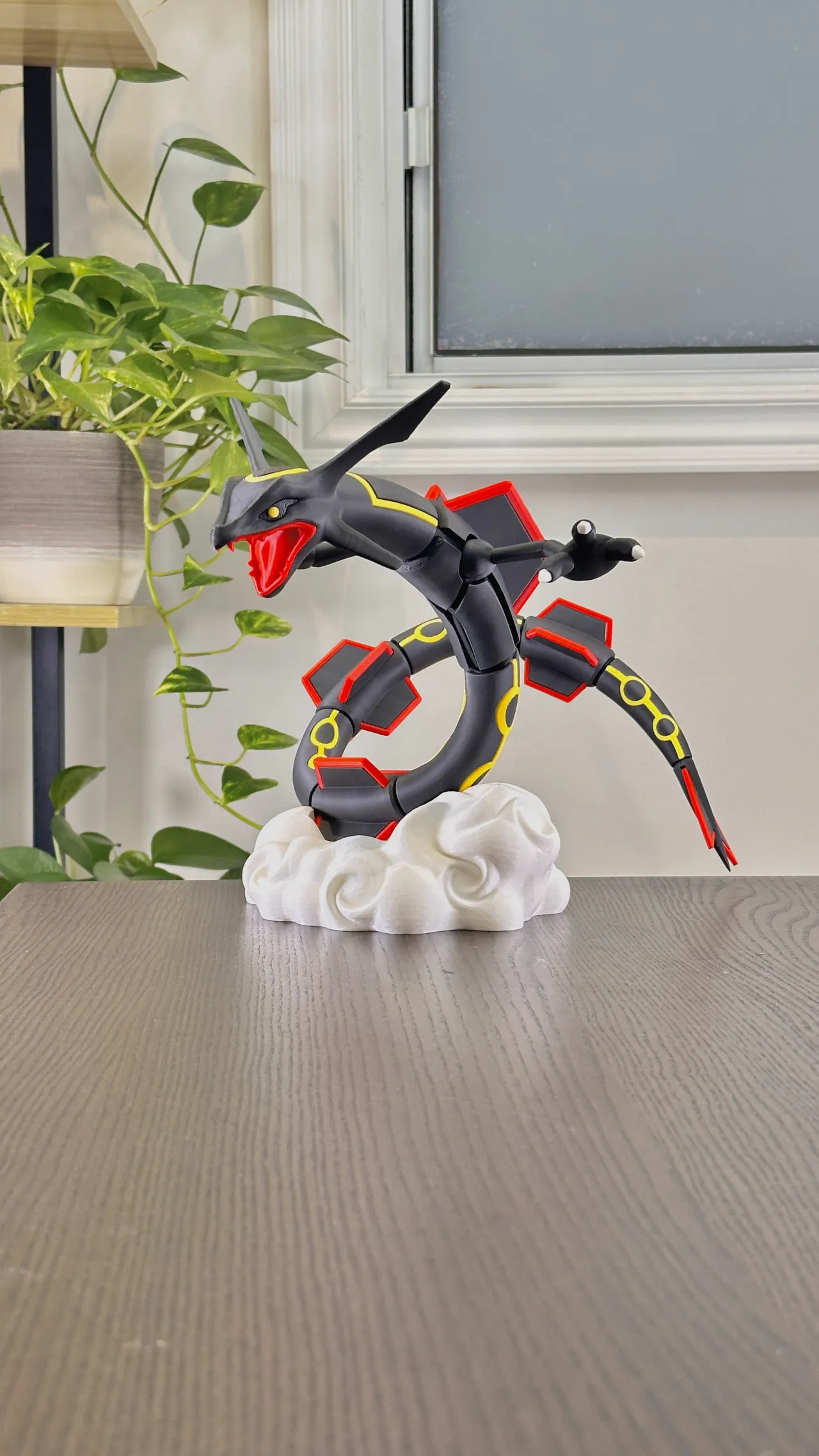 Rayquaza (Pokemon) Fully disassembled 23cm tall view 4