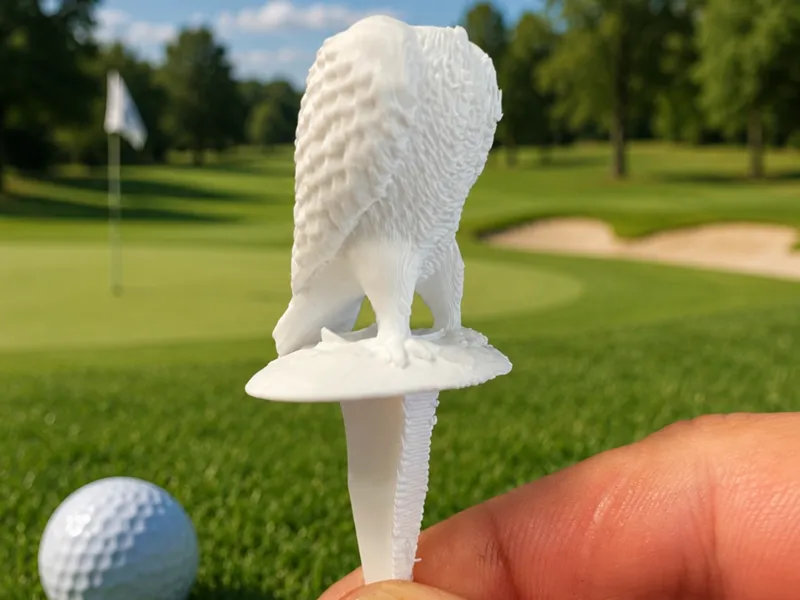 Eagle Golf Tee – Detailed 3D Printable Tee