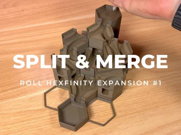 Roll Hexfinity, pack fractionnable et assemblable