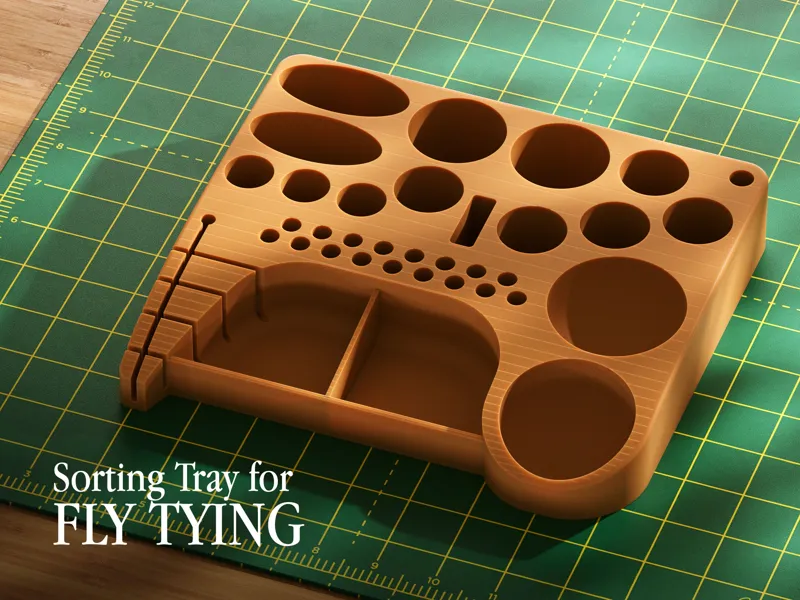 Fly Tying Sorting Tray