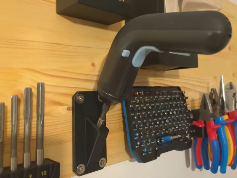 Electric screw driver holder