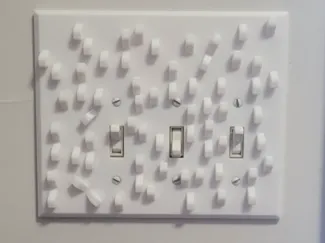 The "Good Luck Finding It" Triple Switch Plate