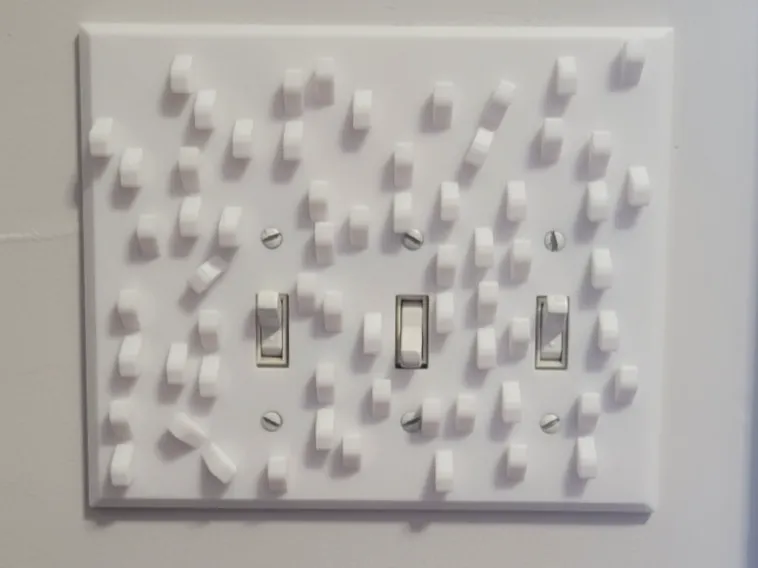 The "Good Luck Finding It" Triple Switch Plate