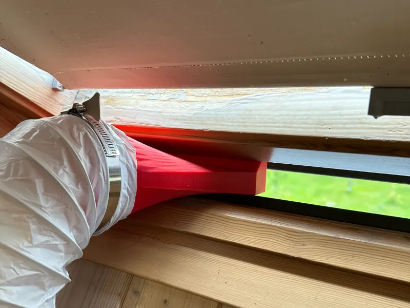 Abluft Adapter Fenster