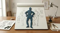 Mannequin articulé de dessin — photo 2