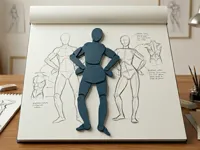 Mannequin articulé de dessin — photo 1